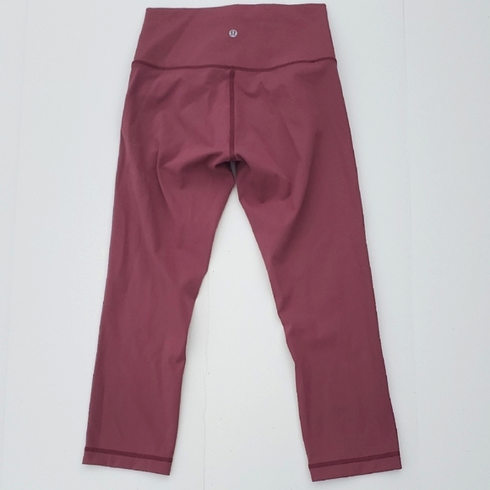 Lululemon Wunder Under Hi Rise Cropped Tights 21" Inseam Full-On Luxtreme Size 6